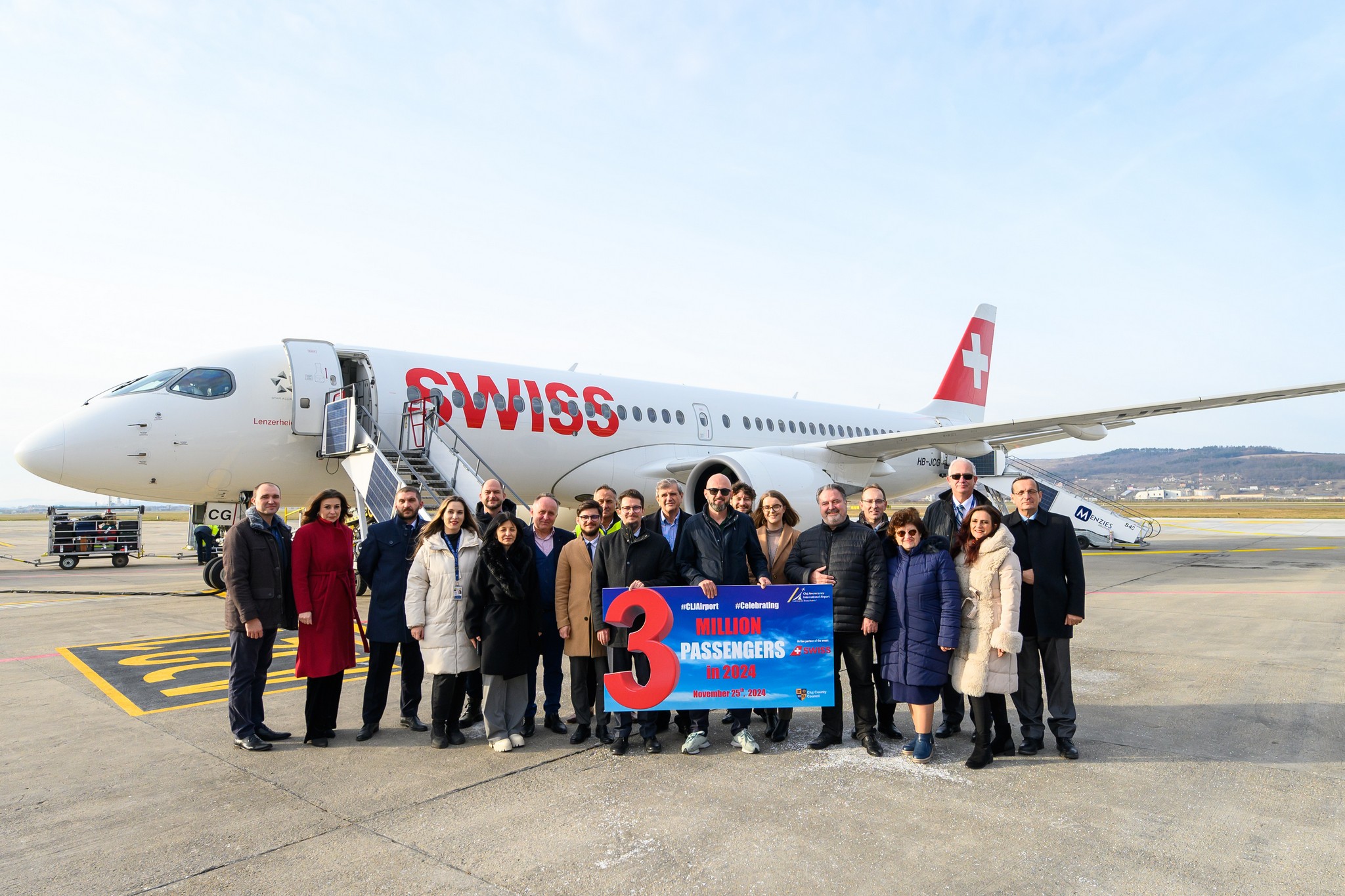 Reaching the threshold of 3.000.000 passengers in 2024, a feat achieved for the second consecutive year.