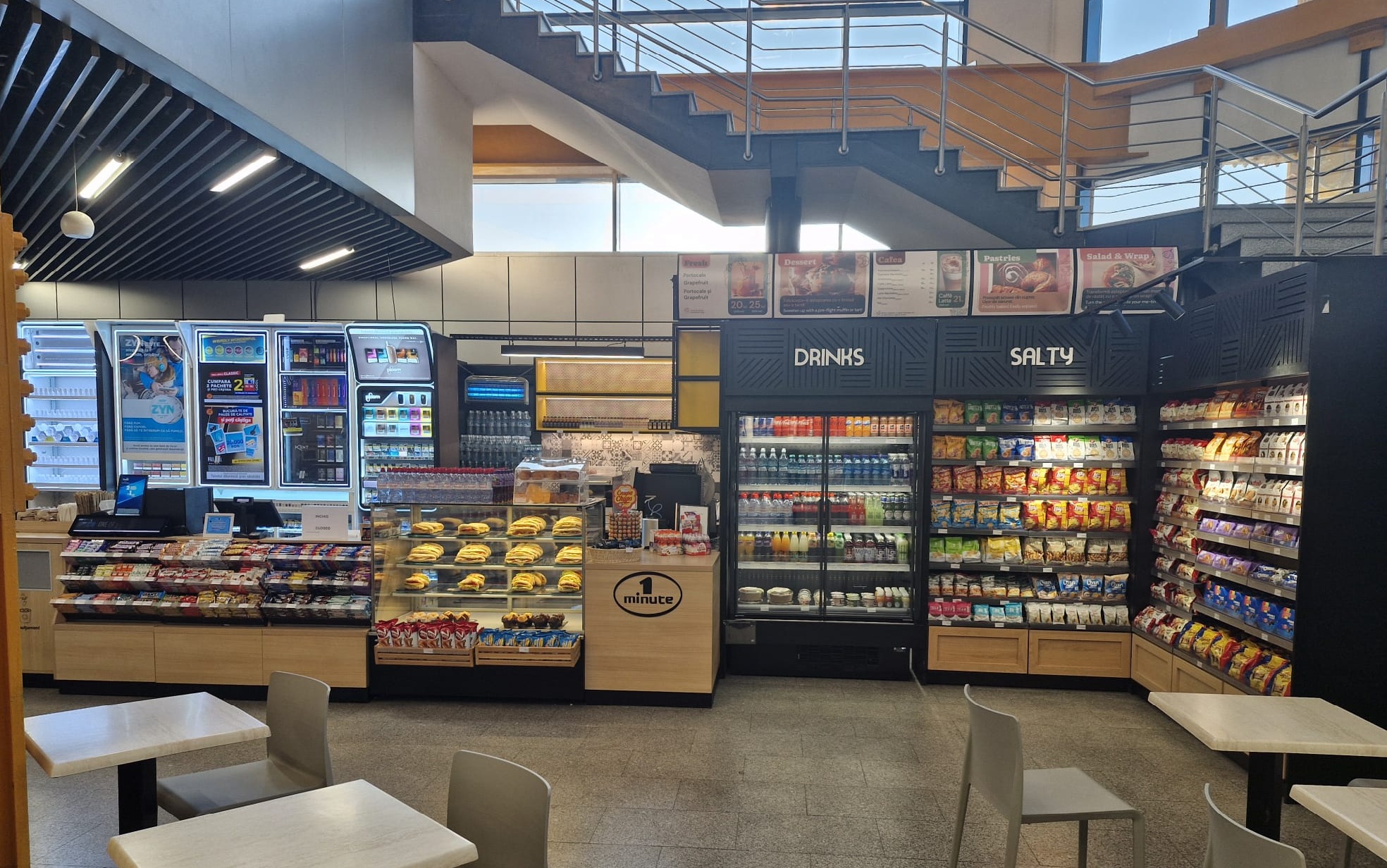 Restaurante și cafenele, 1 Minute, Aeroport Cluj