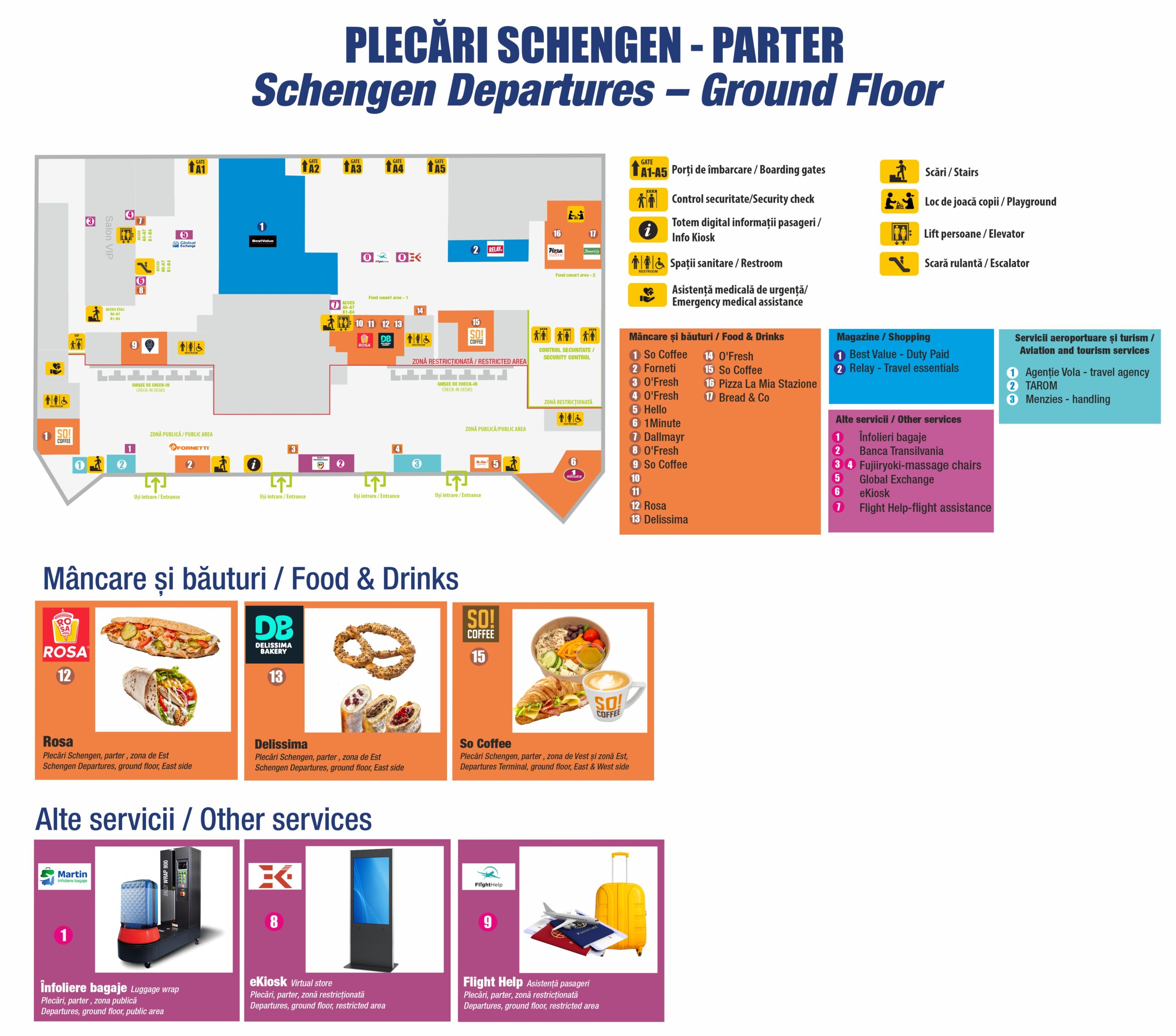 Airport Map Cluj Airport