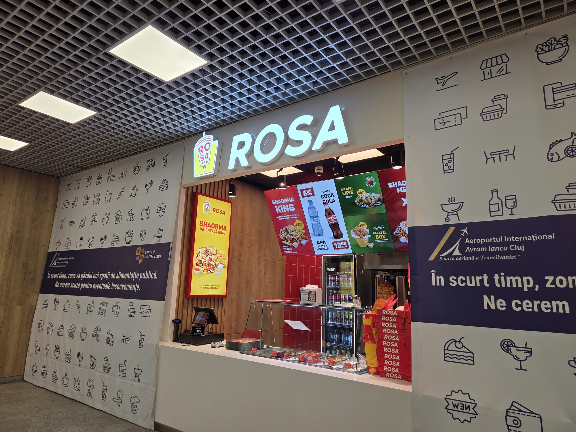 Restaurante și cafenele, Rosa, Aeroport Cluj