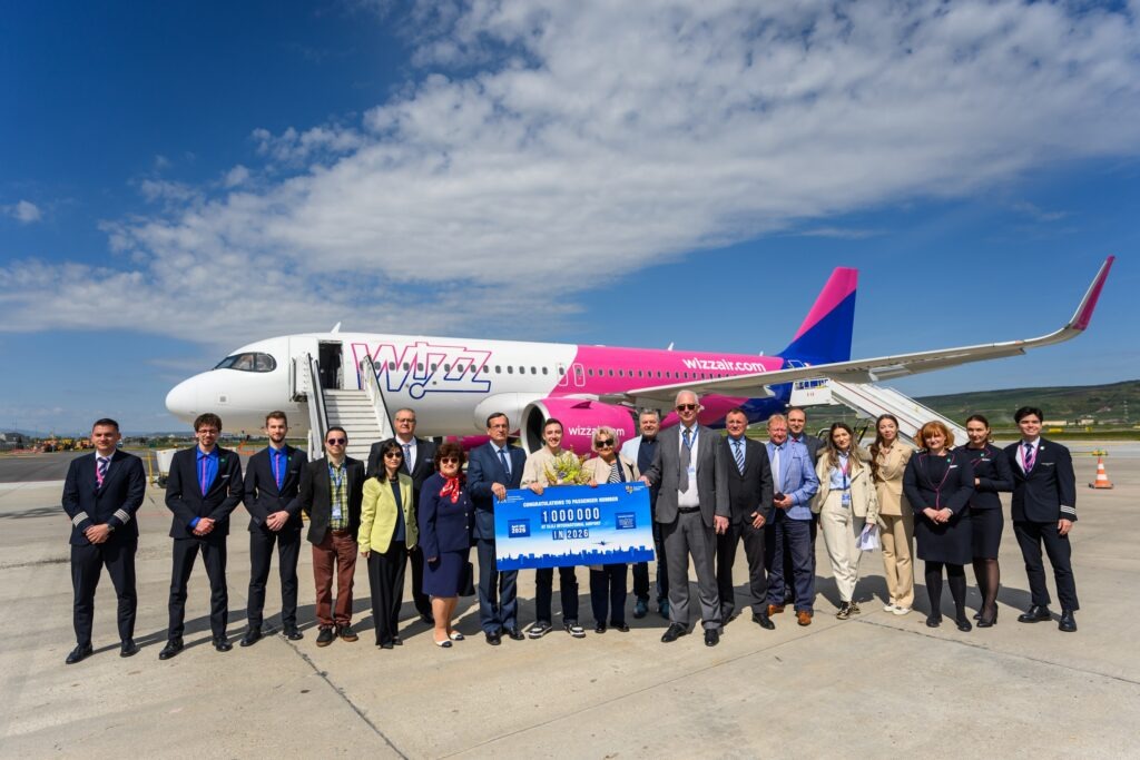 pasagerul cu numărul 1 milion în anul 2026 Wizz Air