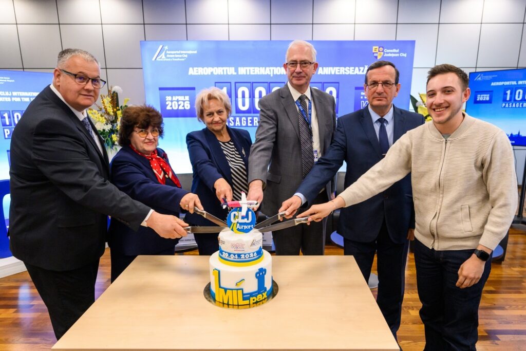 pasagerul cu numărul 1 milion în anul 2026 Aeroportul Cluj