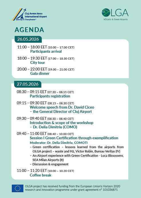 Agenda - Workshop Greening the Airports – OLGA